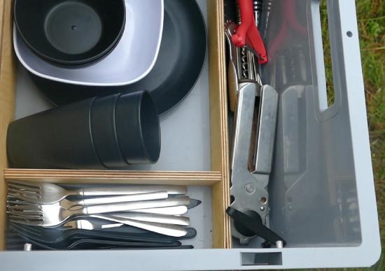 Küchenbox Spüle und Aufbewahren